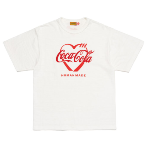Human Made Coca-Cola Graphic T Shirt White front view with Coca-Cola design