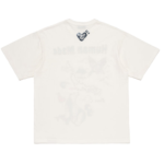 Human Made Bear Tokyo T Shirt Whiteのバックビューとシルエット