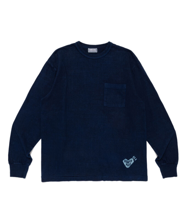 Human Made Indigo Dye Tiger T Shirt｜インディゴ染めタイガ