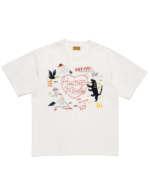 Human Made Embroidered White T-Shirt 正面 刺繍デザイン