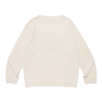 Human Hope Heart Knit Sweater back view