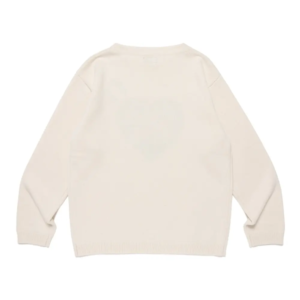 Human Hope Heart Knit Sweater back view