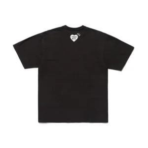 Human Made The Future Is The Past T Shirt Black Bear back view design