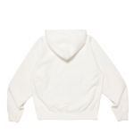 Human Hope Heavyweight Hoode White back view with printed design