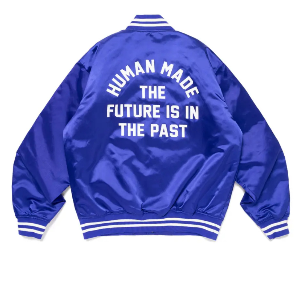Human Made Nylon Stadium Jacket Blue | Human Made Japan
