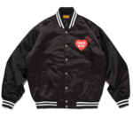 Human Made Nylon Stadium Jacket Black フロント