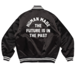Human Made Nylon Stadium Jacket Black バック