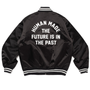 Human Made Nylon Stadium Jacket Black バック