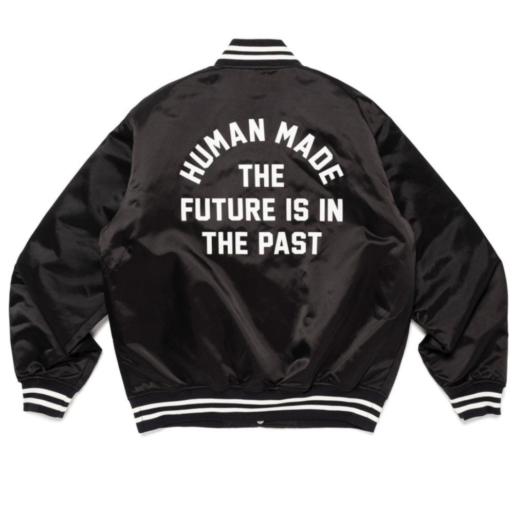 Human Made Nylon Stadium Jacket Black | Human Made Japan