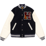 HUMAN MADE VARSITY JACKET NAVY 正面