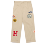 Human Made Dry Alls College Pants Beige フロントビュー