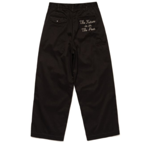 Human Made Wide Chino Pants Black バックビュー
