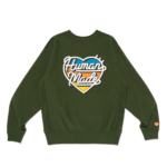 Human Made Heavy Weight Sweatshirt Green front view