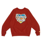 Human Made Heavy Weight Sweatshirt Red front view