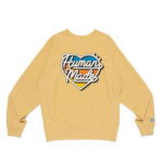 Human Made Heavy Weight Sweatshirt Yellow front view