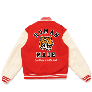 HUMAN MADE VARSITY JACKET RED 背面