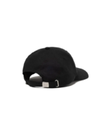 Human Made 6PANEL LINEN CAP Black バックデザイン サイズ調整ストラップ付き