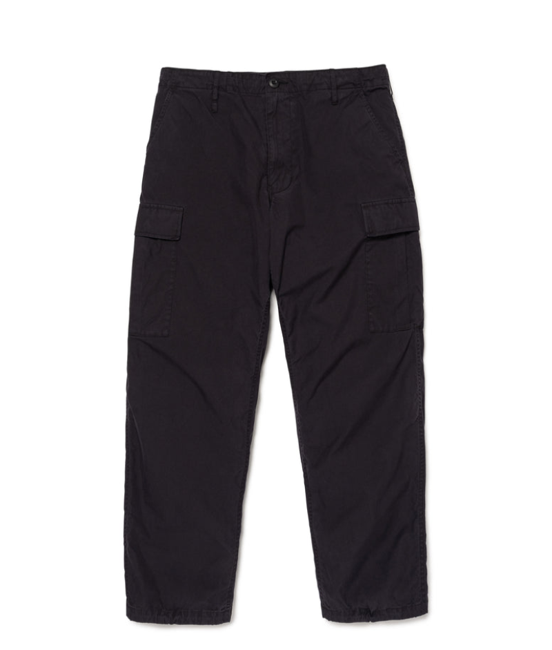 Human Made CARGO PANTS BLACK 正面デザイン Human Made CARGO PANTS BLACK ブラックカーゴパンツ 正面画像