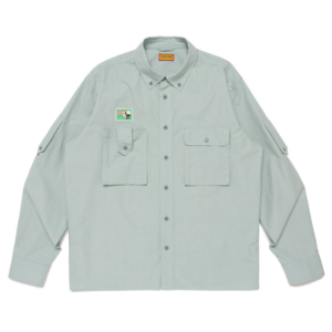 Human Made Hunting Shirt Blue フロントデザイン ブルーシャツ