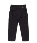 Human Made CARGO PANTS BLACK ブラックカーゴパンツ 背面画像