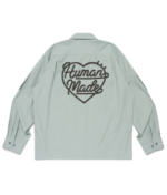 Human Made Hunting Shirt Blue バックデザイン ブルーシャツ