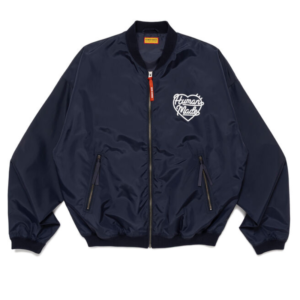 HUMAN MADE NYLON BLOUSON NAVY フロント