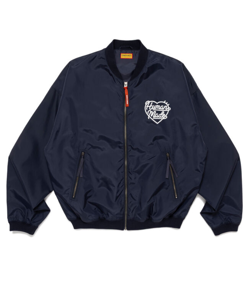 HUMAN MADE NYLON BLOUSON NAVY | Human Made Japan