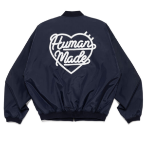 HUMAN MADE NYLON BLOUSON NAVY バック