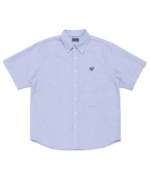 Human Made OXFORD BD S/S SHIRT BLUE front view