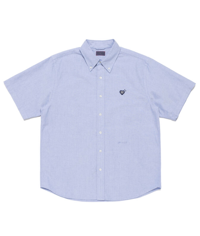 トップス human made OXFORD BD S/S SHIRT Human Made OXFORD BD S/S SHIRT BLUE | ヒューマンメ