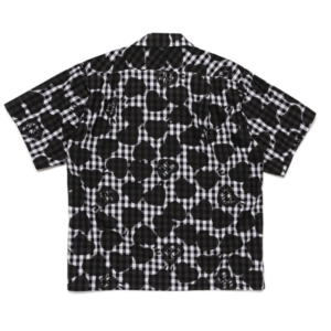 Human Made Heart Gingham Check Shirt Black 背面