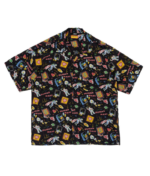 Human Made Aloha Shirt Black フロントデザイン ブラックアロハシャツ
