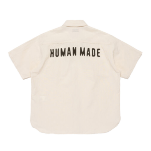 Human Made Chambray Shirt White バックデザイン
