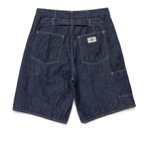 Human Made Denim Black Short バックビュー