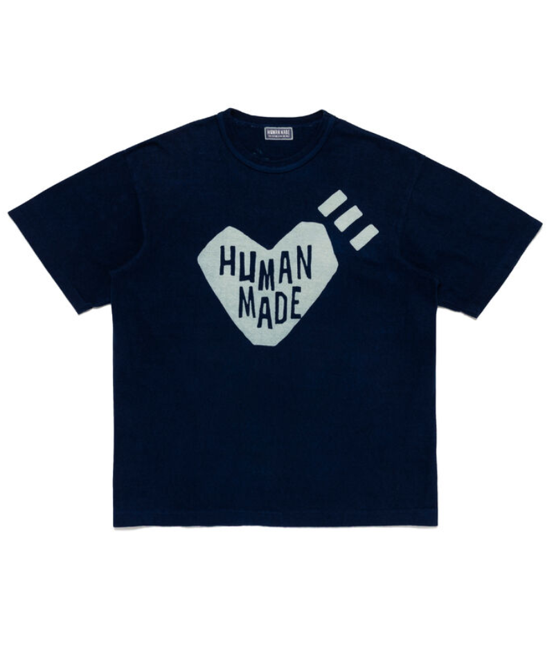 Human Made NINGENSEI Heart Indigo T Shirt｜特徴・サイズ