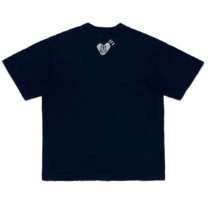 Human Made NINGENSEI Heart Indigo T Shirt バックデザイン インディゴTシャツ