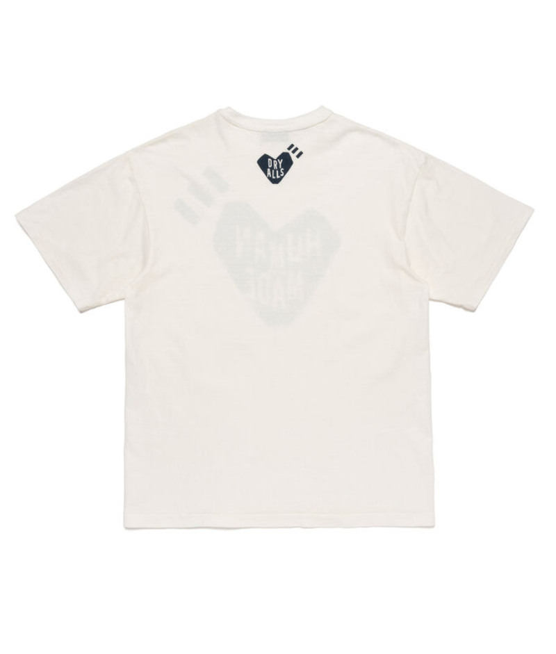 Human Made NINGENSEI Heart White T Shirt | ヒューマンメ