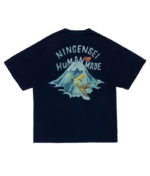 Human Made NINGENSEI AIZOME T-SHIRT BLUE front view