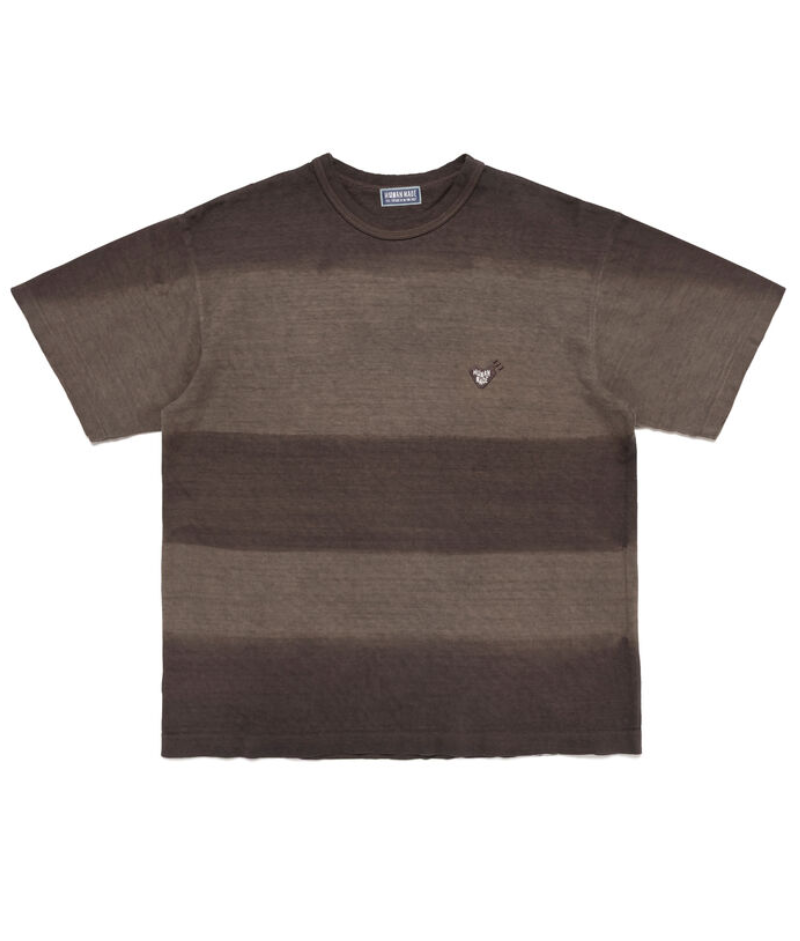 Human Made Ningensei Kakishibuzome T-Shirt Black Front Human Made Ningensei Kakishibuzome T-Shirt Black front view