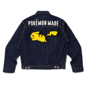 Pokemon Made Denim Jacket 背面