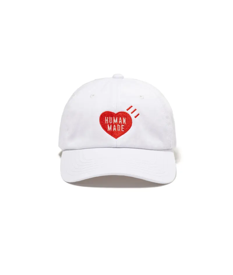 Human Made Daily Cap White フロントビュー Human Made Daily Cap White 正面デザイン