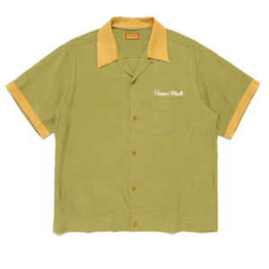 Human Made Bowling Shirt Green 前面