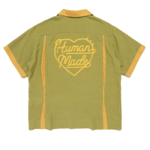 Human Made Bowling Shirt Green 背面