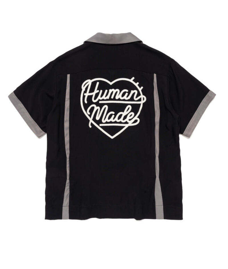 Human Made Bowling Shirt Black | ヒューマンメイド ブラック .