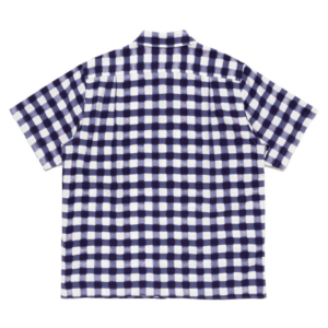 Human Made Ningensei Kusakizome Shirt Navy back view
