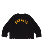 Human Made Adjustable Sweatshirt Black back view with rear design