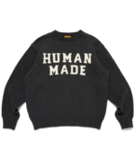 Human Made Tiger Graphic Sweater Charcoal back view