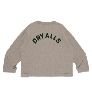 Human Made Adjustable Sweatshirt Gray back view