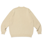 Human Made Wzrd Navy White Knit back view showing full knit design