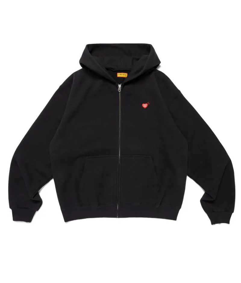 HUMAN MADE ジップパーカー 黒 Human Made パーカー Classic Zip-Up Sweat Black | クラシック